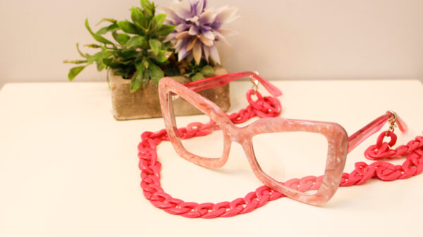 Cadena Accesorio Rosa